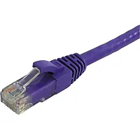 Lynn Electronics CAT6-10-PUB Patch Cord Cat6 Boot 10' Purple