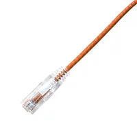 Lynn Electronics CPCS-6OR-003F Patch Cord Cat6 Slim 3Ft Orange