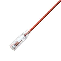 Lynn Electronics CPCS-6RD-005F Patch Cord Cat6 Slim 5Ft Red