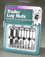 MCGARD 74043 Trailer Lug Nuts 1/2X20 Thread 10Pk