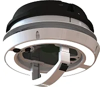 MAXXAIR VENT 0003810B Maxxfan Dome+ 6&#039; Fan Black
