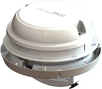 MAXXAIR VENT 0003810W Maxxfan Dome +6&#039; Fan White W/Led