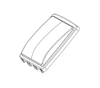 MAXXAIR VENT 1200057 Lid Assembly - Smoke
