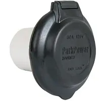 MARINCO 304ELBRVBL 125V Cntrd Pwr Inlt Blk
