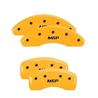 MGP CALIPER 10250SMGPY Set Of 4 Caliper Covers Engraved F