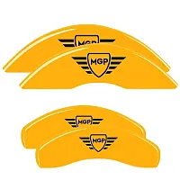 MGP CALIPER 10255SMGPY Set Of 4 Caliper Covers Engraved F