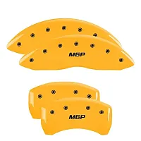MGP CALIPER 11221SMGPY Set Of 4 Caliper Covers Engraved F