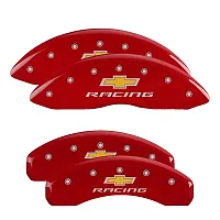 MGP CALIPER 14253SBRCR Set Of 4 Caliper Covers Engraved F