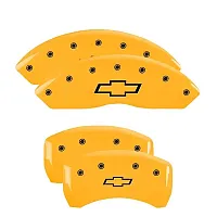 MGP CALIPER 14255SBOWY Set Of 4 Caliper Covers Engraved F