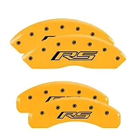 MGP CALIPER 14255SRS5Y Set Of 4 Caliper Covers Engraved F