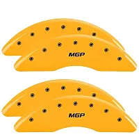 MGP CALIPER 34219SMGPY Set Of 4 Caliper Covers Engraved F