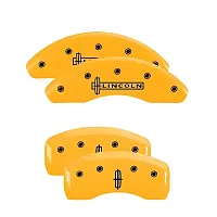 MGP CALIPER 36008SLC1Y Set Of 4 Caliper Covers Engraved F