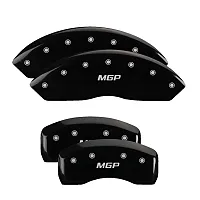 MGP CALIPER 54015SMGPB Set Of 4 Caliper Covers Engraved F