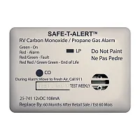 MTI INDUSTRY 25741WT Mini Lp/Co Alarm Surf Wht