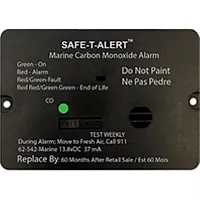 MTI INDUSTRY 62542BLMAR Marine Co Detector Flsh Mnt Blk