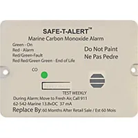 MTI INDUSTRY 62542WTMAR Marine Co Detector Flsh Mnt Wht