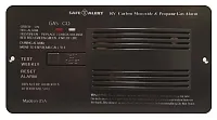 MTI INDUSTRY 70742PBL Comb.Carbon Monoxide/Propane Blk