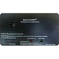 MTI INDUSTRY SA340BL Co2 Alarm Round Rectangle Black