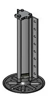 LIPPERT COMP 195860 8K Aluminum Jack W/ 9&#039; Fo