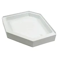 LIPPERT COMP 325246 27X27 Corner Shower Pan Cd Wht