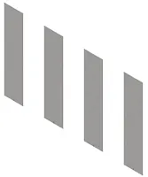 LIPPERT COMP 329876 Patio Wall Panel Kit Clear: For 86