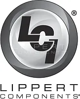 LIPPERT COMP 342215 Baggage Lock Mounting Plate - Zinc