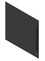 LIPPERT COMP 376067 Clear Flat Motorhome Slider Panel