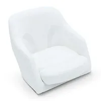 LIPPERT COMP 674635 Pontoon Furn Bucket Seat White