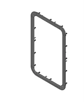 LIPPERT COMP 711862 Window Frame; Low Profile W/ Seal;