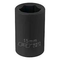 Performance Tool 1/2??? Drive 15Mm 6-Point Impact Socket