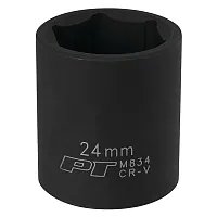 Performance Tool 1/2 Drive 6-Point Impact Socket 24Mm