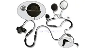 Full-Face Headset-Garmin Rino 110 120 Mc555