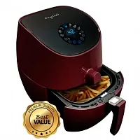 MegaChef 3.5 Quart Airfryer And Multicooker With 7 Pre-Programmed Settings in Bu