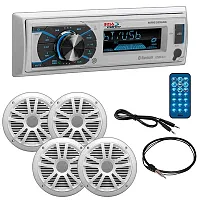 Boss Marine Single Din Media Receiver With Bluetooth Pair 6.5&quot; S