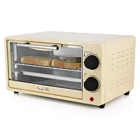 MegaChef 9.5 Quart Electric Counter Top Toaster Oven in Cream