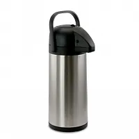 MegaChef 3.17 Quart Stainless Steel Airpot Hot Water Dispenser for Coffee and Te
