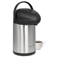 MegaChef 3.17 Quart Stainless Steel Vacuum Body Pump Cap Air Pot
