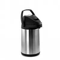 MegaChef 3.17 Quart Stainless Steel Airpot Hot Water Dispenser for Coffee and Te