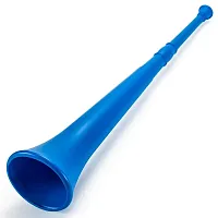 Blue 26in Plastic Vuvuzela Stadium Horn, Collapses to 14in MNSM-