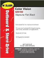 MOELLER 025102 Clr/Vsn Enamel Flat Black
