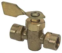 MOELLER 03330010 1/4 Fnpt M/F Brass Shut-Off