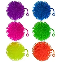 Set of 6 Jumbo 5&quot; Light Up Puffer Ball Yo-Yos MPAR-210