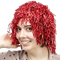 Tinsel Wigs 6-pack, Red MPHT-103