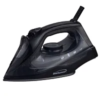 Brentwood 1200W Lightweight Non-Stick Steam Iron in Black