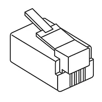 8 Conductor Modular Plug Mtp8X