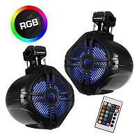 Power Acoustik Marine 6.5&quot; 2-Way Wakeboard Speakers With Rgb Led Illumination (B