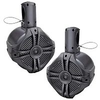 Power Acoustik Marine 8&quot; Wake Tower Speaker Titanium (Pair)