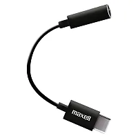 Maxell 197294 Sync-Up 3.5-Mm To Usb-C Stereo Headphone Adapter Cable, 197294