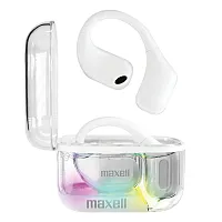Maxell 197301 Ohs Pro Bluetooth Open-Ear Earhooks With Mics And Light-Up Chargin