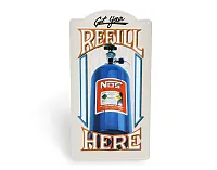 NOS 19326 Nos Refill Metal Sign